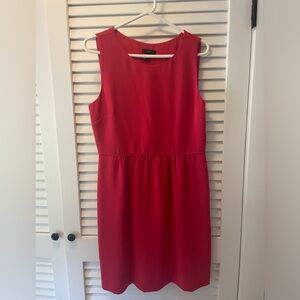 JCrew red dress size 10
